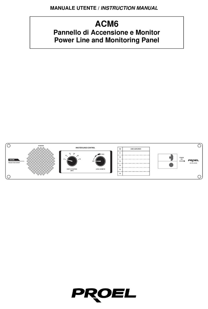 PROEL ACM6 instruction manual