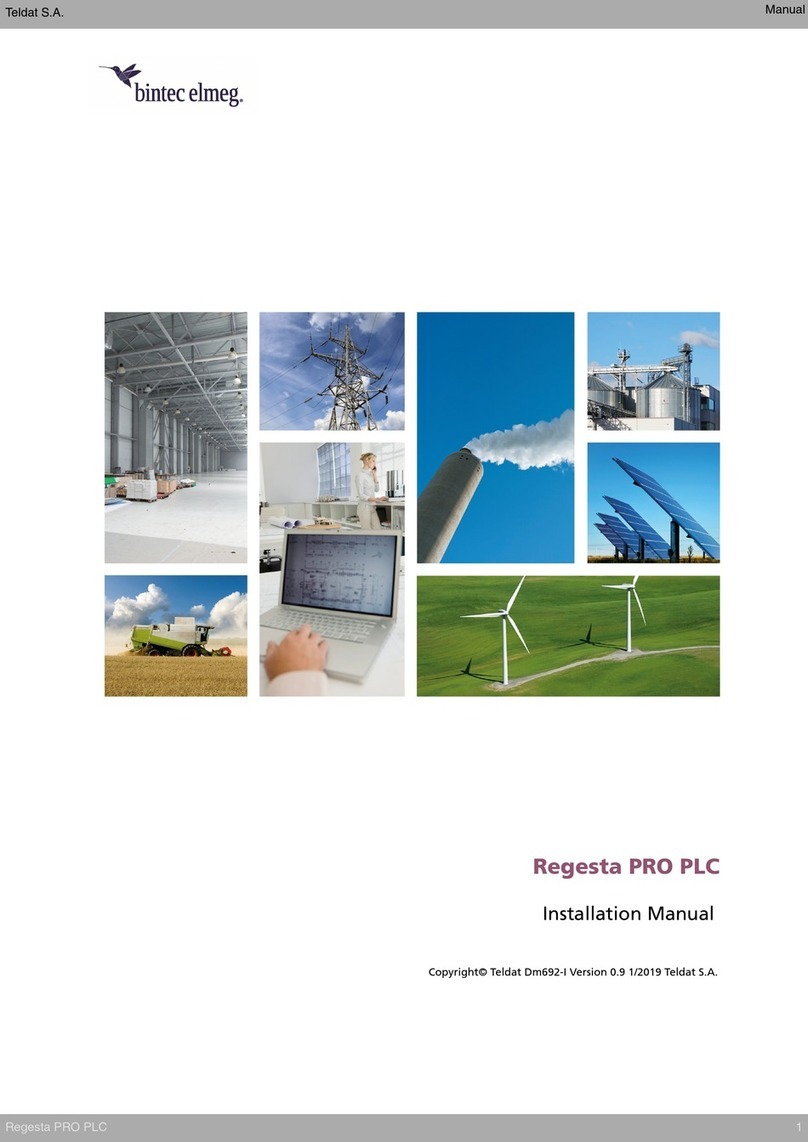 Teldat bintec elmeg Regesta PRO PLC User manual