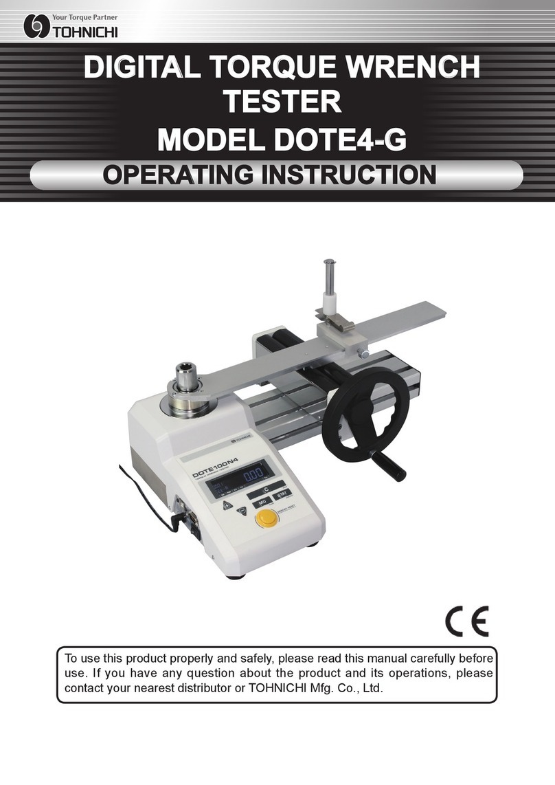 Tohnichi DOTE4-G Operating instruction Tohnichi DOTE4-G Operating instruction
