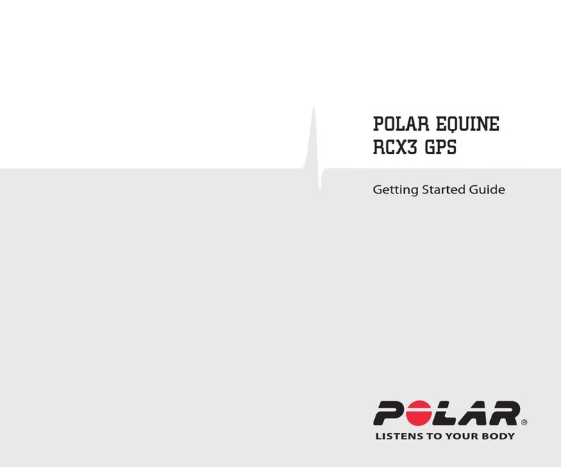 Polar Electro RCX3 User manual