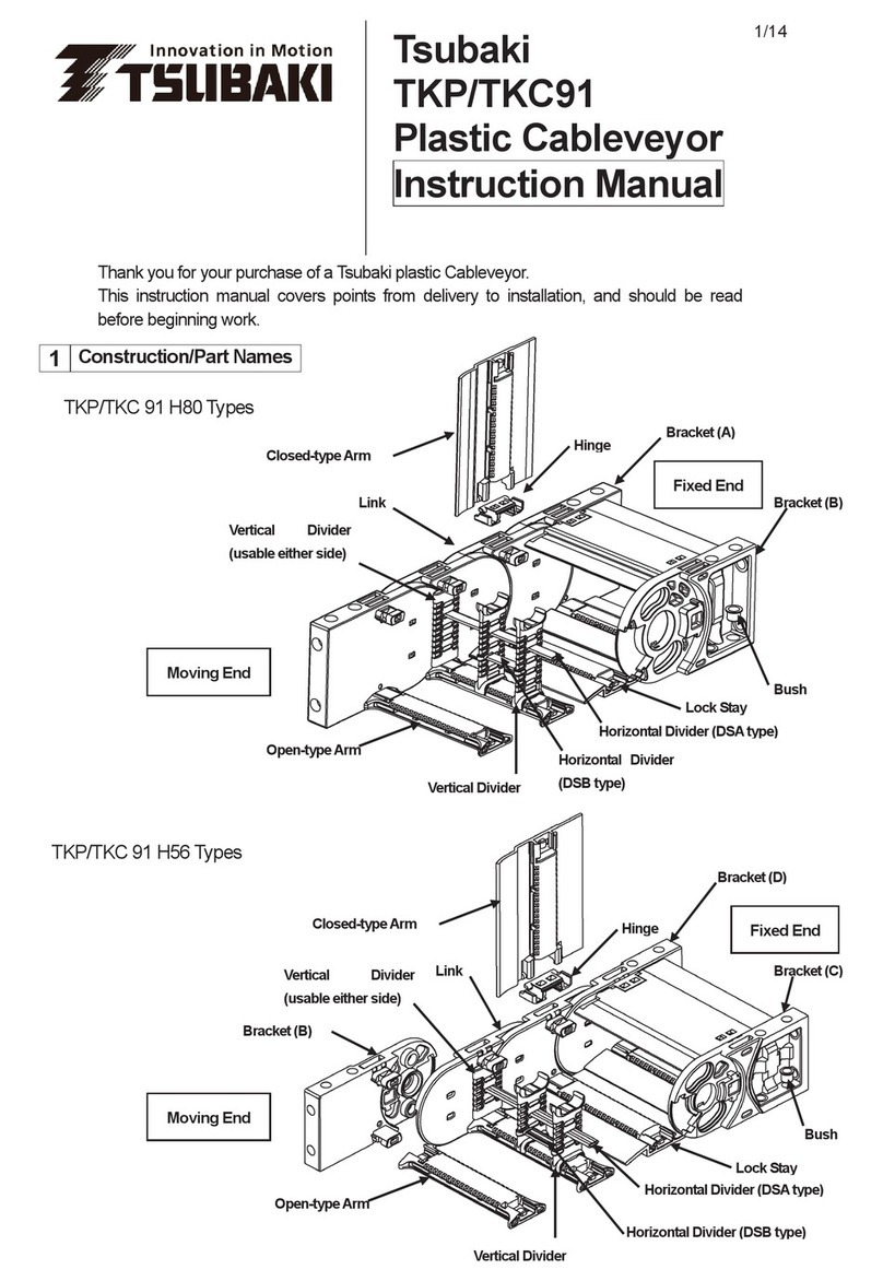 Tsubaki TKP91 instruction manual
