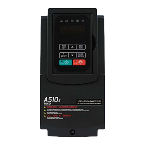 TECO A510s instruction manual