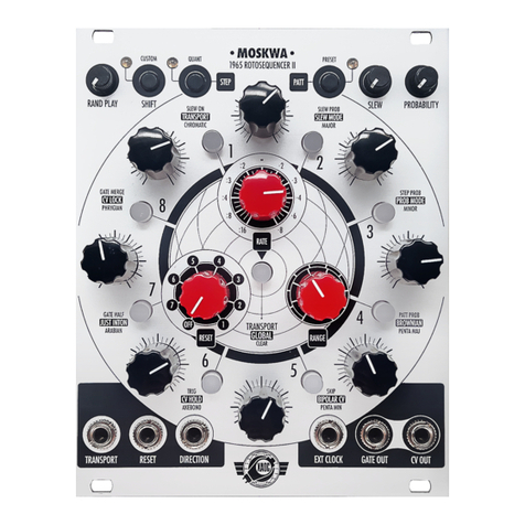Xaoc Devices Moskwa II Operator's manual