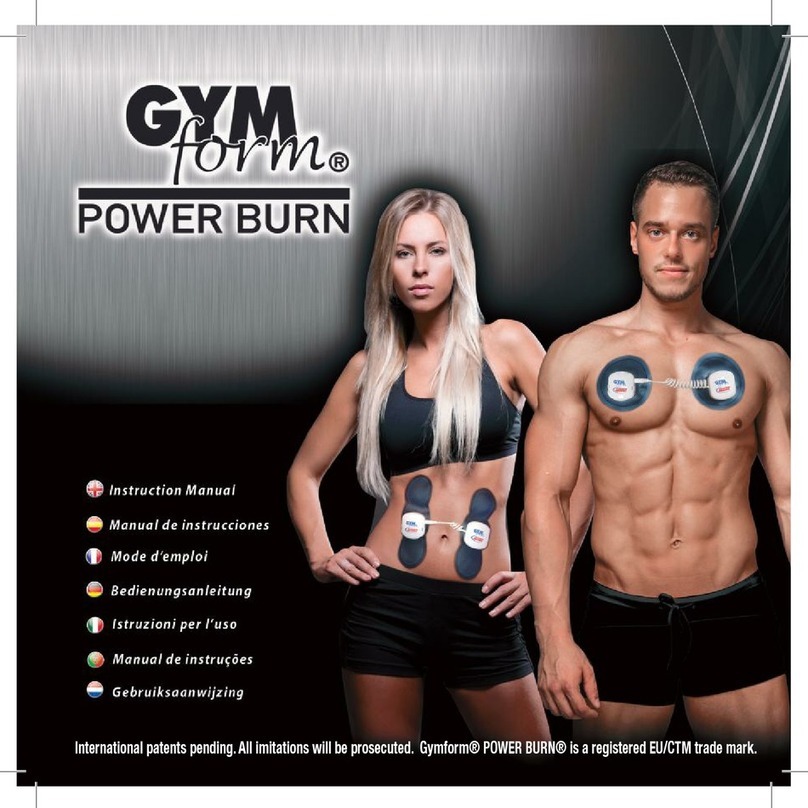 GYM form POWER BURN User manual
