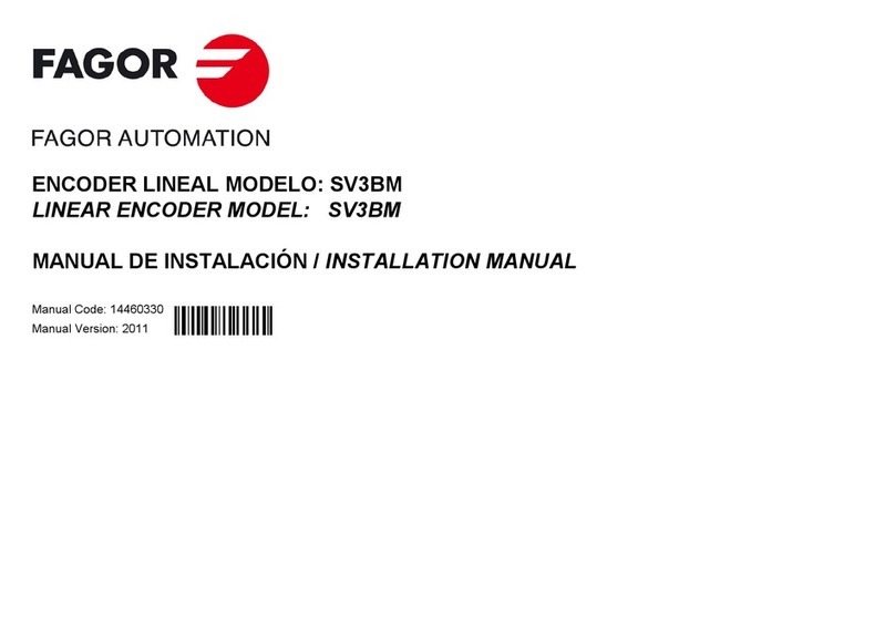 Fagor SV3BM installation manual