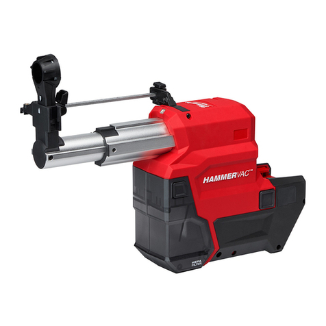 Milwaukee M18 HAMMERVAC 2912-DE Operator's manual