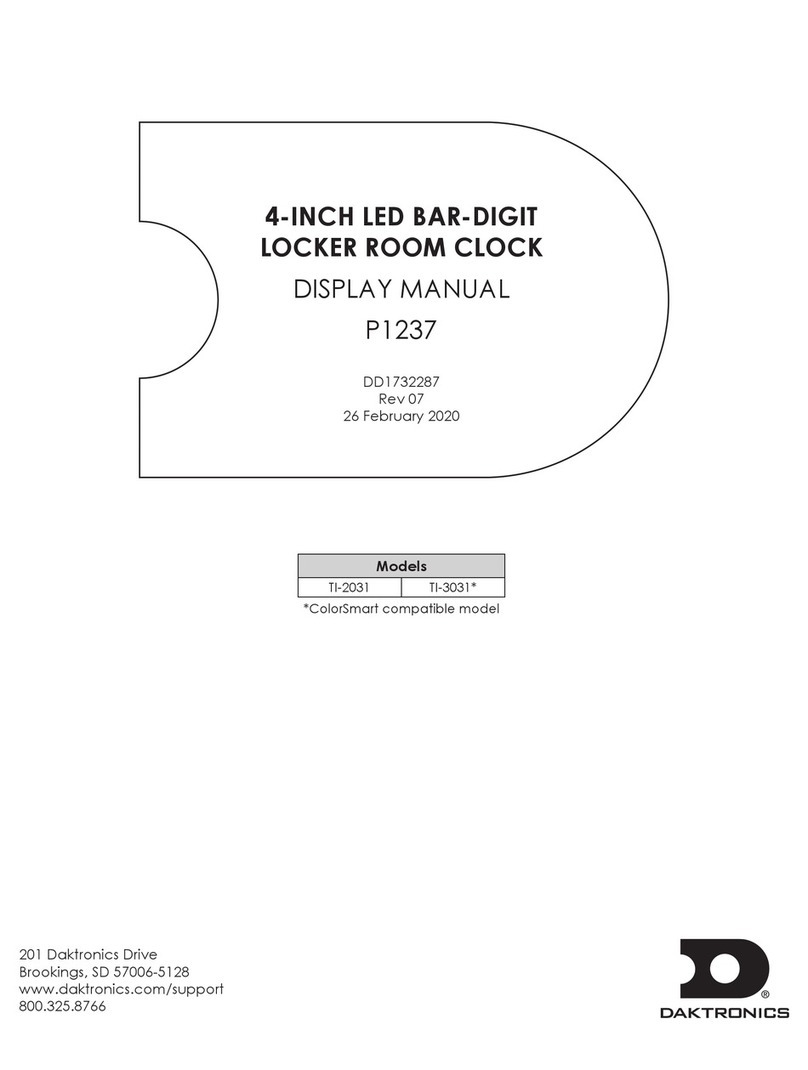 Daktronics TI-2031 manual