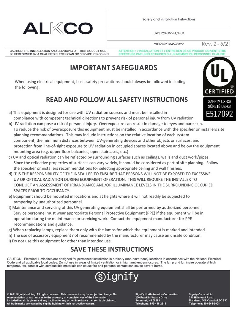 SIGNIFY ALKCO UWL120-UNV-1 Setup guide