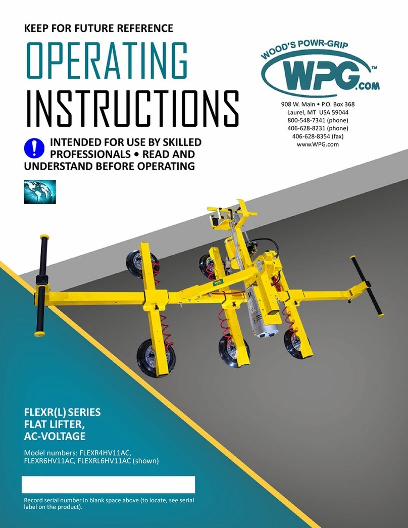WPC FLEXR Series operating instructions
