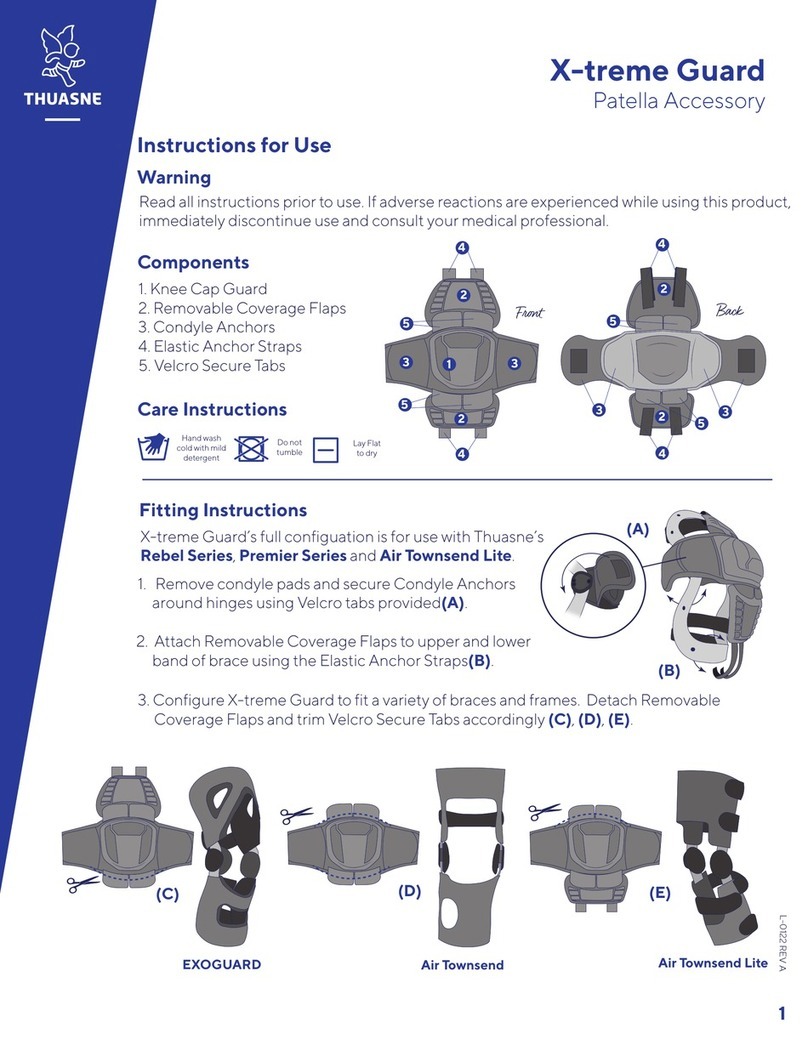 Thuasne X-treme Guard Instructions for use