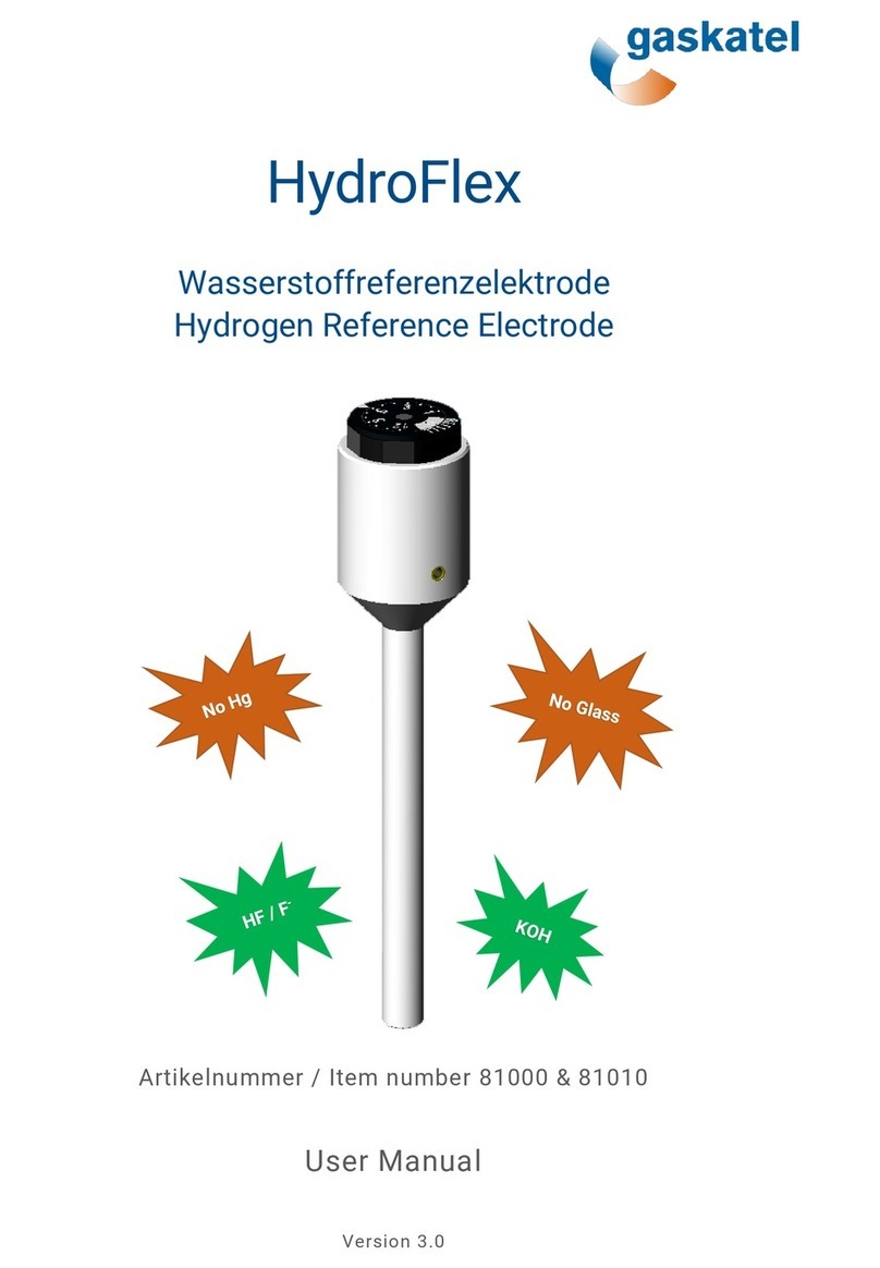 gaskatel HydroFlex user manual
