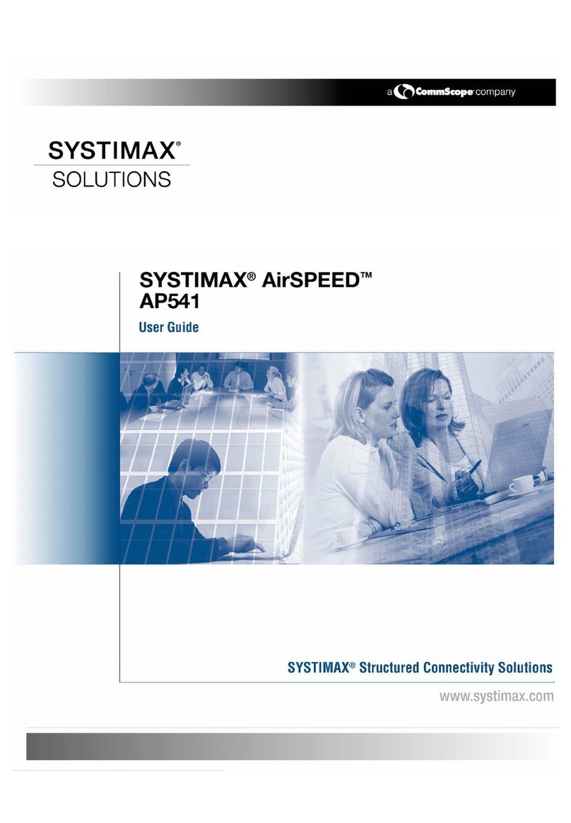 CommScope SYSTIMAX AirSPEED AP541 user guide