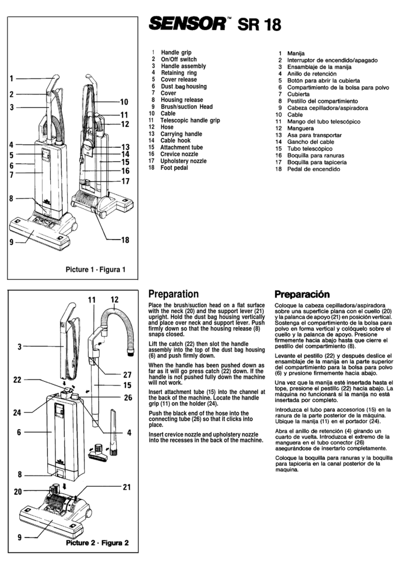 Windsor SENSOR SR18 User manual