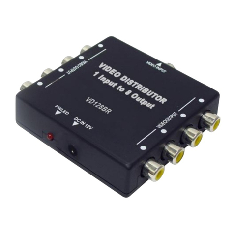 UTP BALUN VD128BR User manual