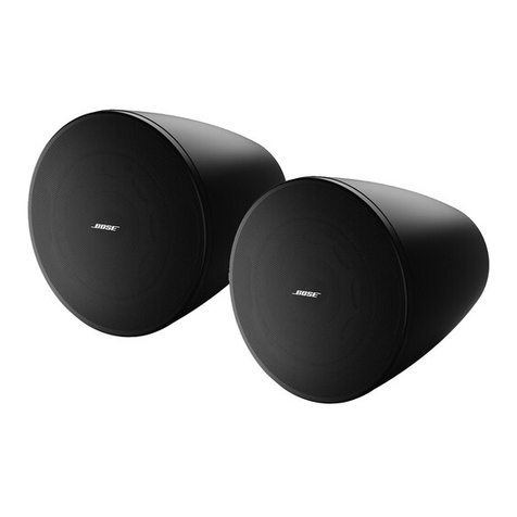Bose Professional DesignMax DM6PE installation guide Bose Professional DesignMax DM6PE installation guide