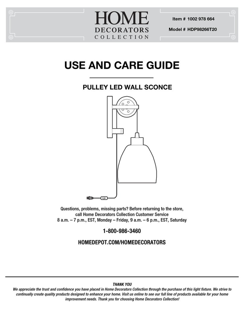 Home Decorators Collection HDP98266T20 Use and care guide