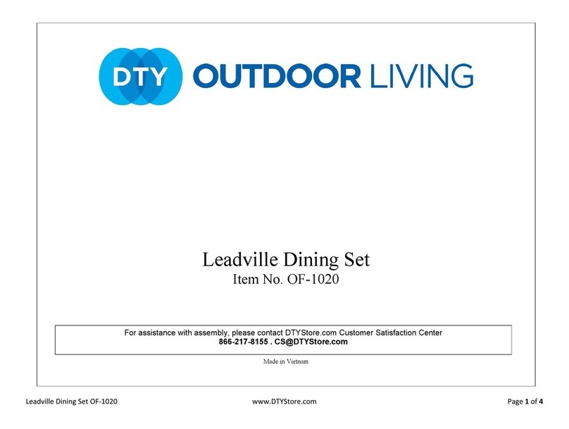 DTY Leadville OF-1020 manual