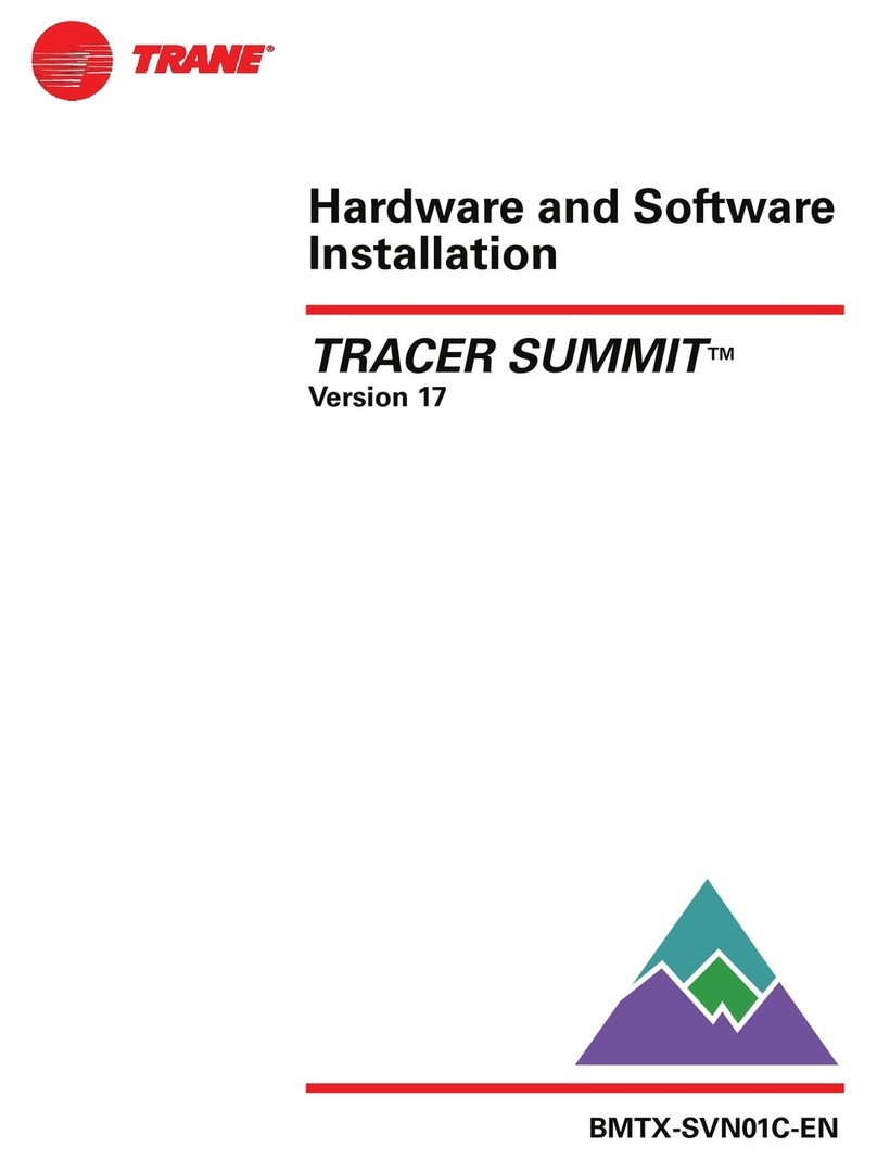 Trane Tracer Summit Hardware and Software Installation Trane Tracer Summit Hardware and Software Installation