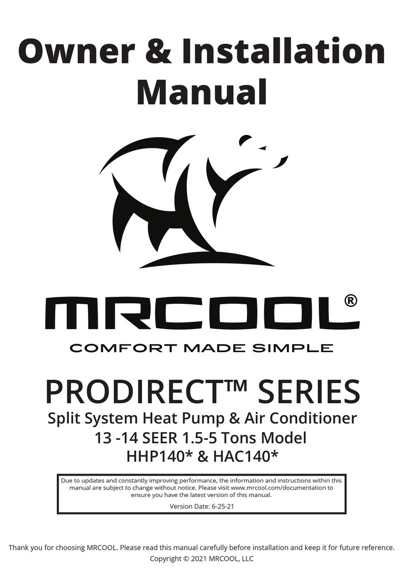 MrCool PRODIRECT Series Quick start guide