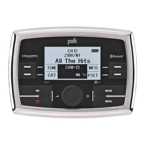 Polk Mono PA4A Installation and operation manual