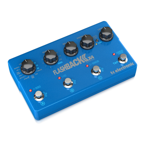 TC Electronic FLASHBACK 2 X4 DELAY User manual