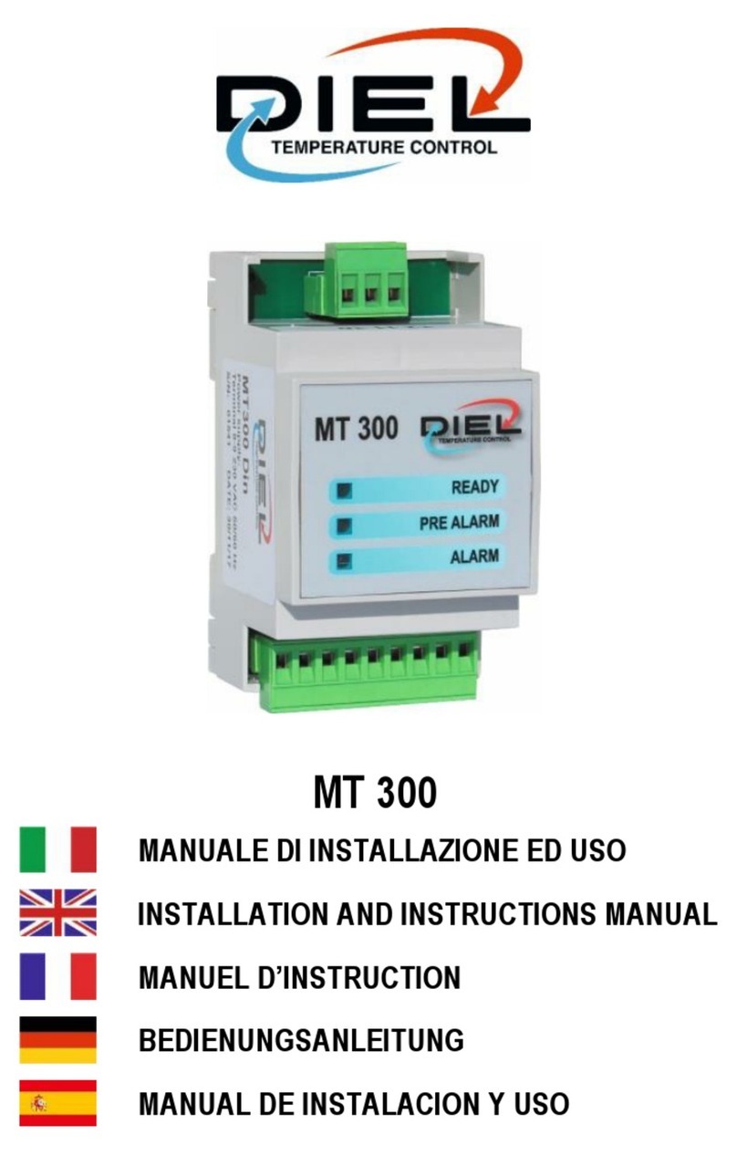DIEL MT 300 Installation and instruction manual