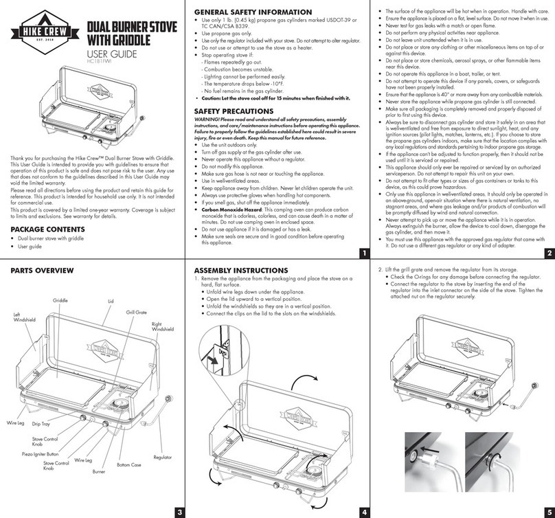 HIKE CREW HC1B1FWI user guide HIKE CREW HC1B1FWI user guide
