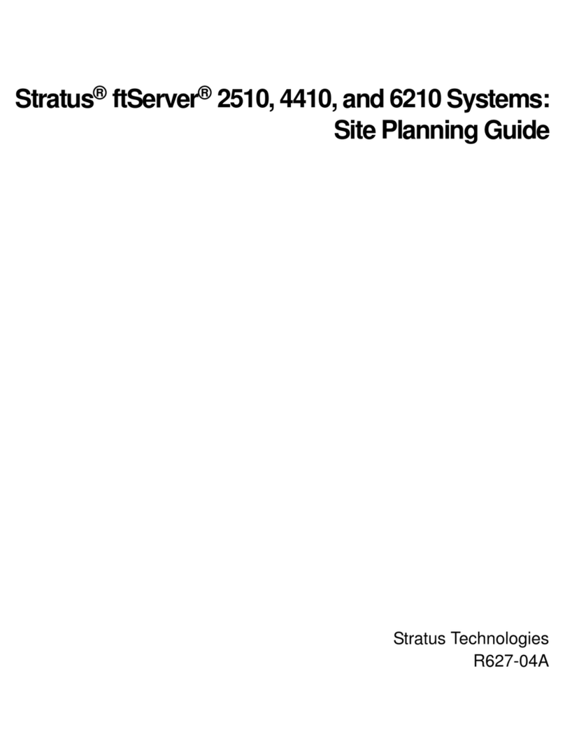Stratus ftServer 2510 Technical manual