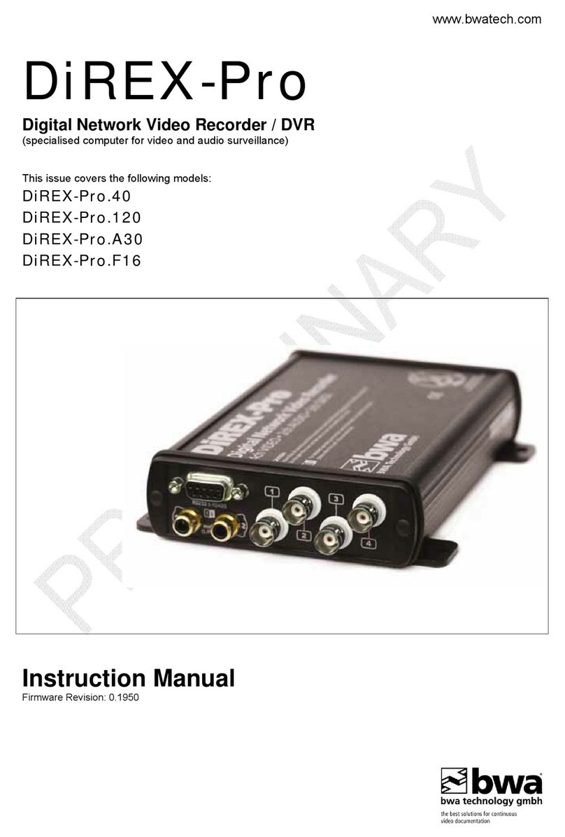 bwa DiREX-Pro.40 instruction manual
