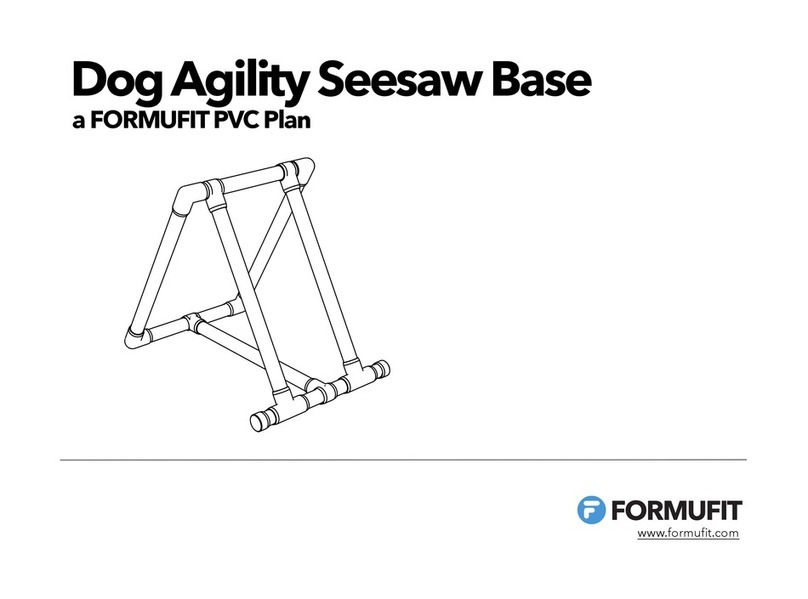 FORMUFIT PVC Dog Agility Seesaw Base manual FORMUFIT PVC Dog Agility Seesaw Base manual