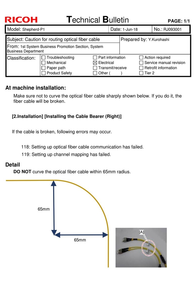 Ricoh Shepherd-P1 Technical bulletin