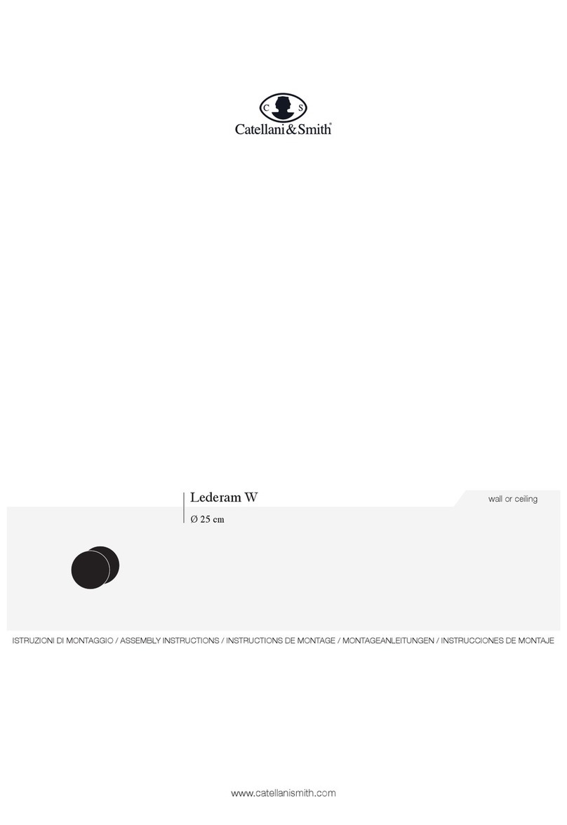Catellani & Smith Lederam W User manual