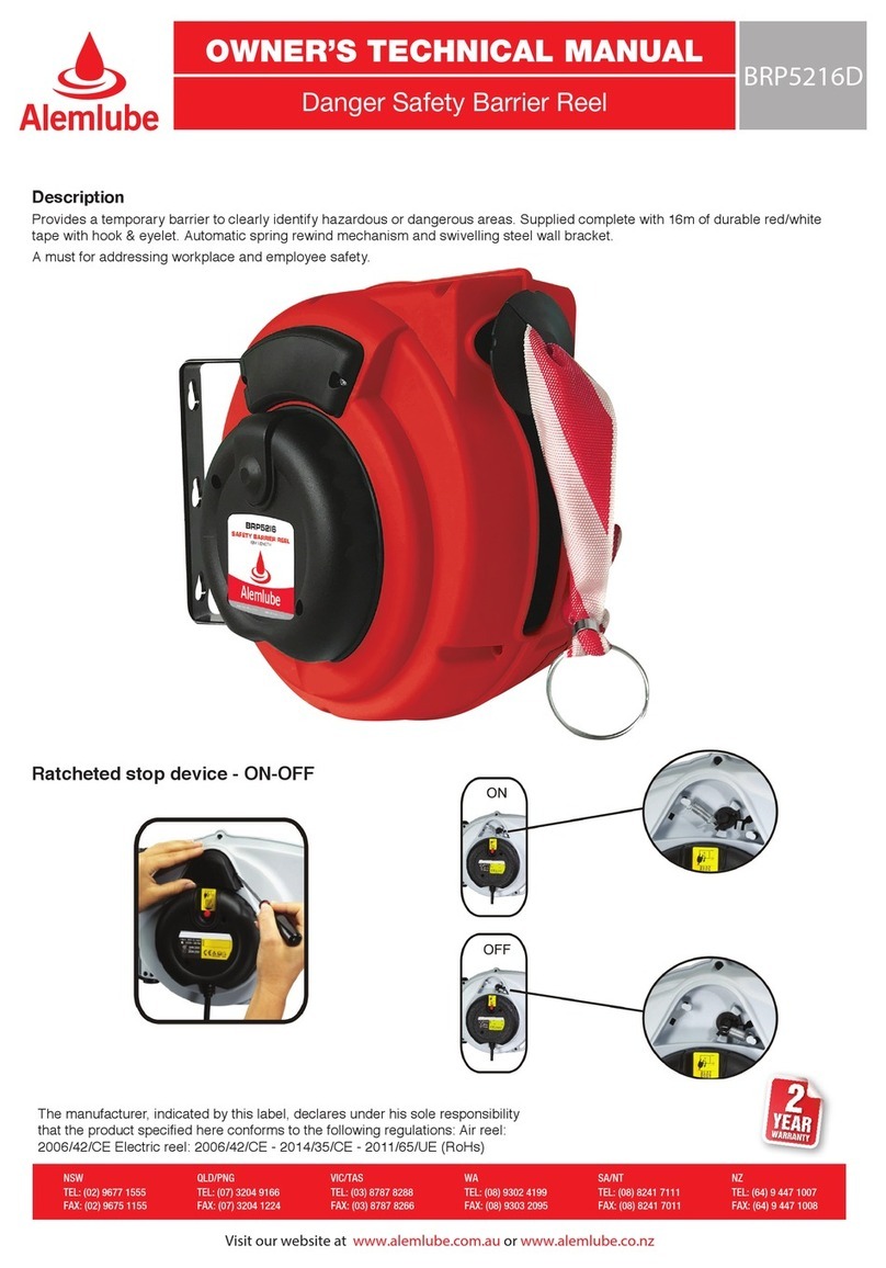 Alemlube BRP5216D Owner technical manual