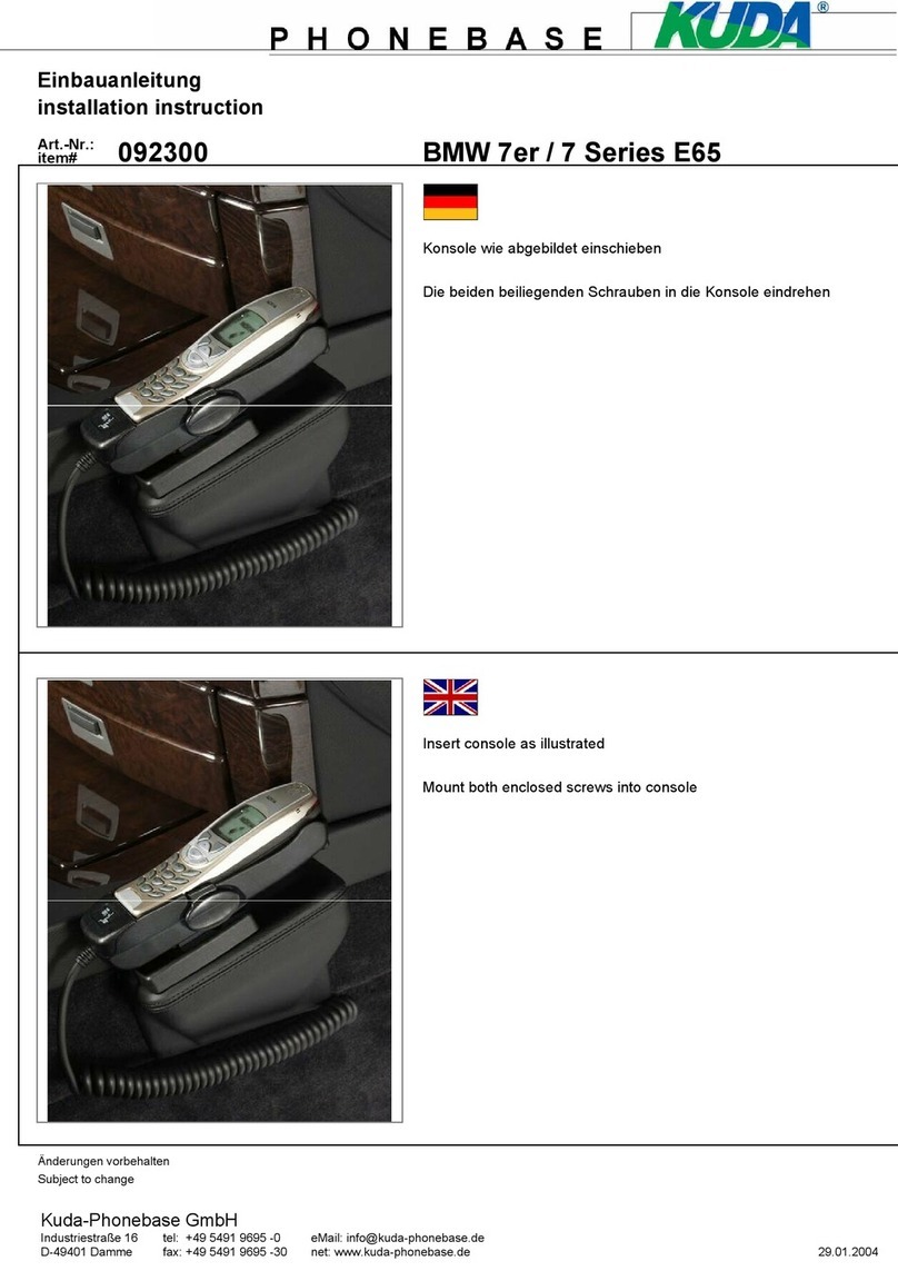 Kuda 092300 User manual
