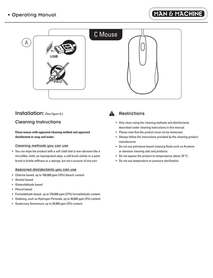 Man & Machine C Mouse User manual
