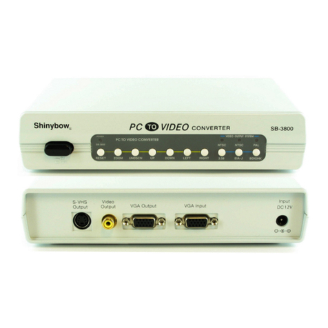 Shinybow USA SB-3800 user guide