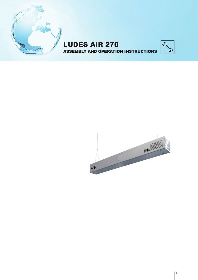 C+R Automations LUDES AIR 270 Assembly and operation instructions