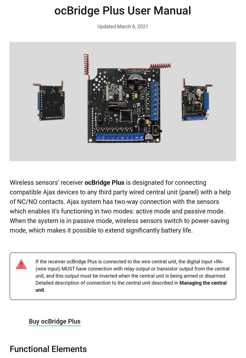 AJAX ocBridge Plus user manual