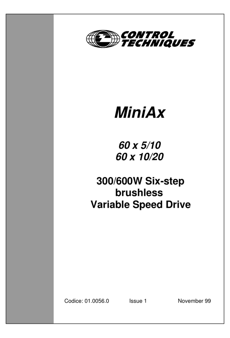 Control Techniques MiniAx 60 x 5/10 User manual