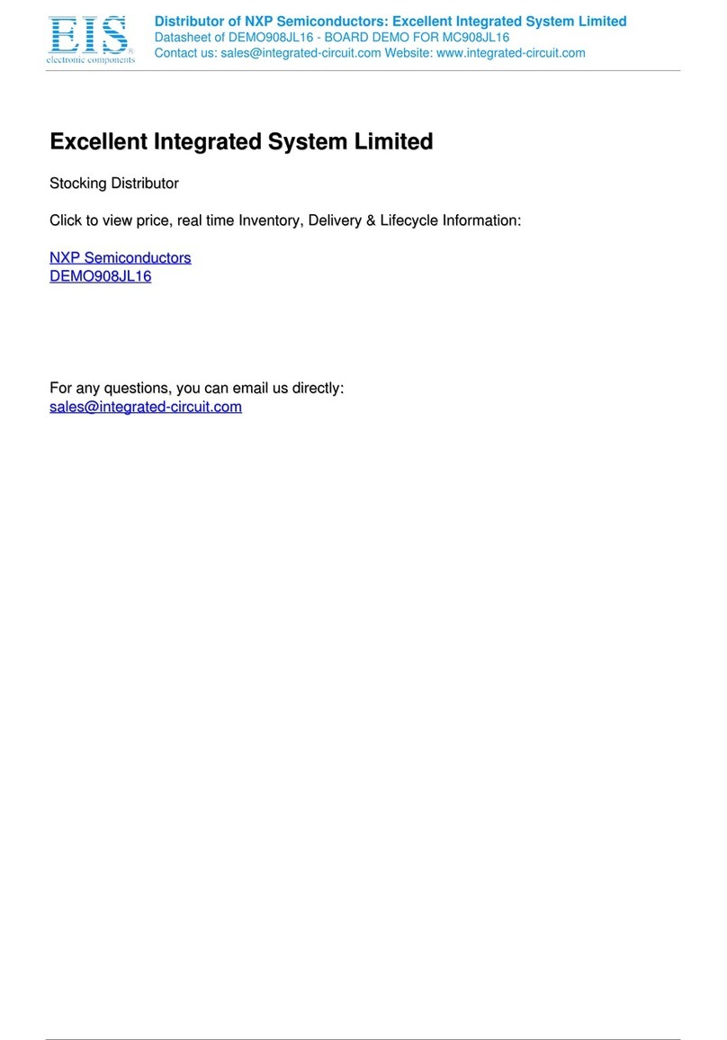 NXP Semiconductors SofTec Microsystems DEMO908JL16 user manual