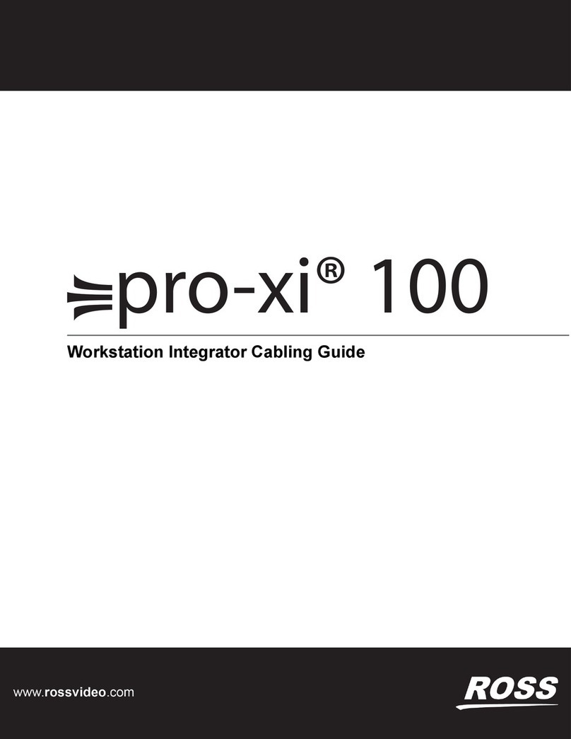 Ross pro-xi 100 User manual