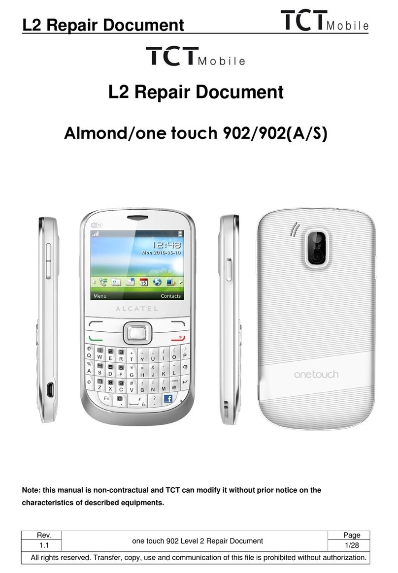 Alcatel One Touch 902 Repair Document