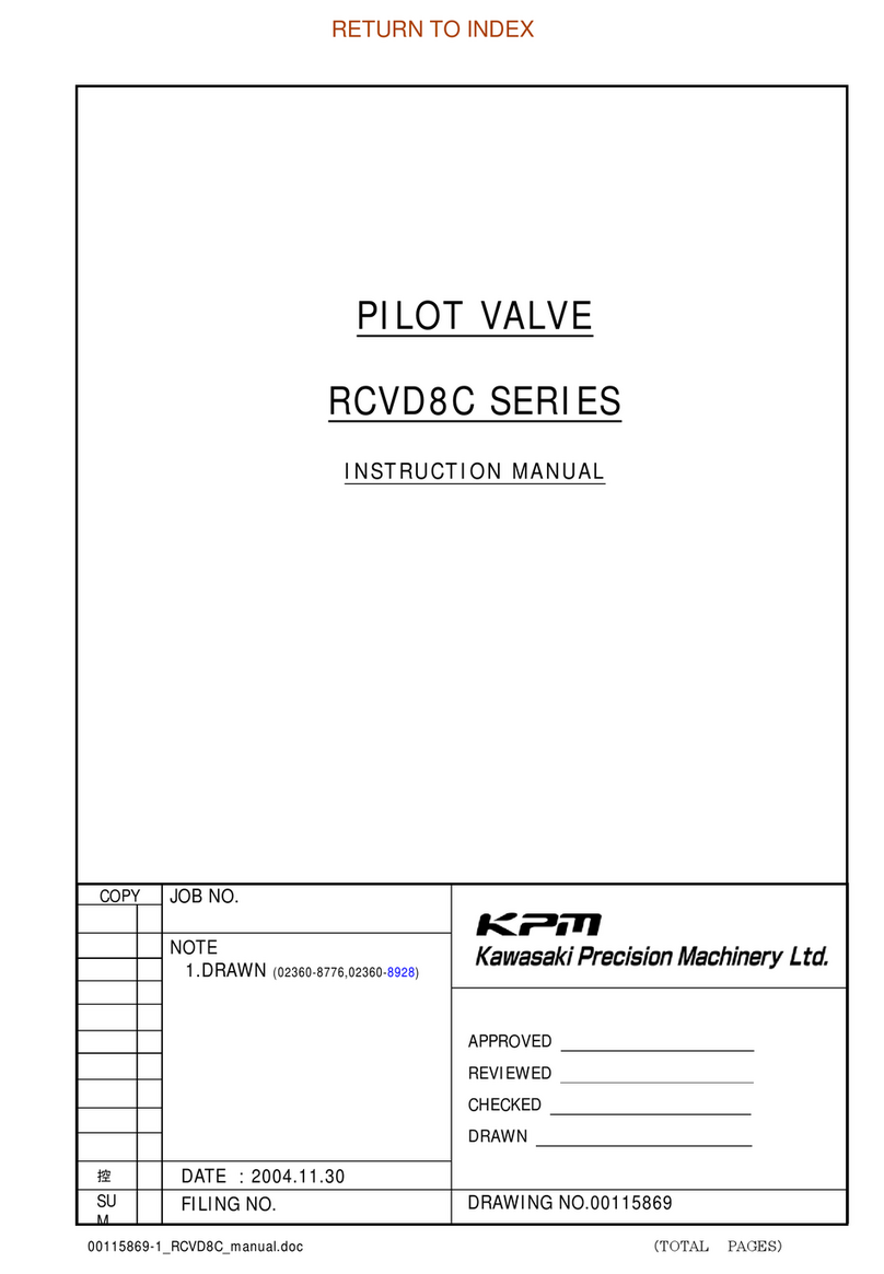 KPM RCVD8C Series instruction manual