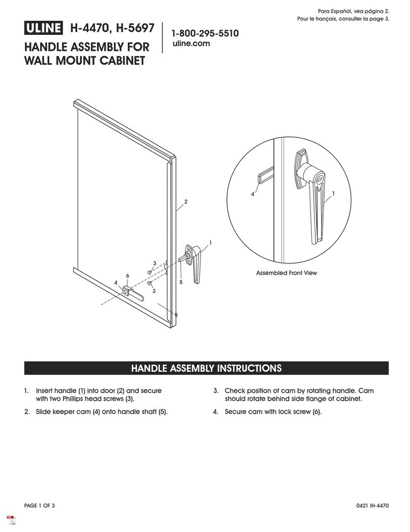 U-Line H-4470 Assembly instructions