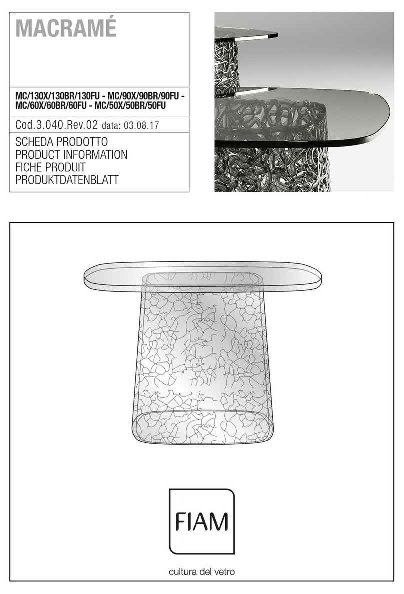 FIAM. MACRAME MC/130X User manual