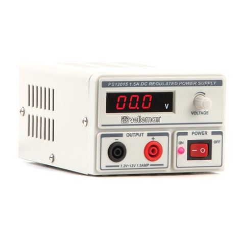 Velleman HQ POWER PS12015 User manual