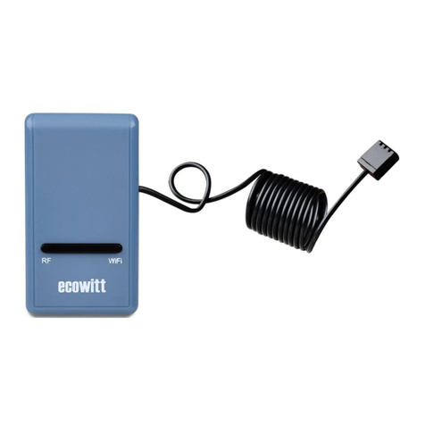 ECOWITT GW1100 User manual