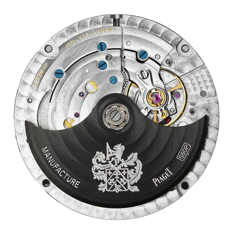 Piaget 580P User manual