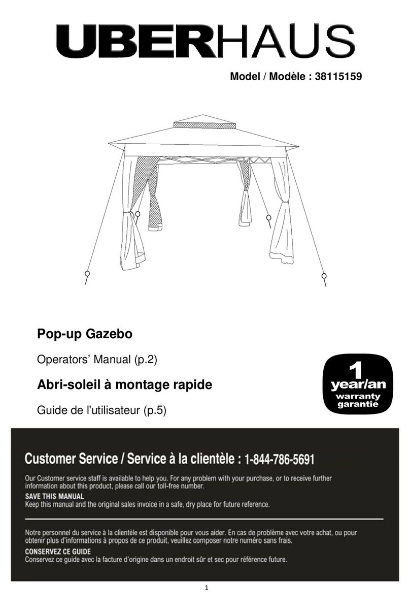 Uberhaus 38115159 Operator's manual
