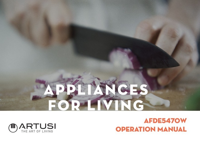 Artusi AFDE5470W User manual